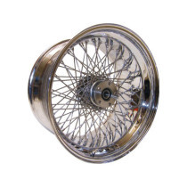  TTS 80 spoke wheel, stainless steel 6.00x15"SYM 80-Spoke Wheel 