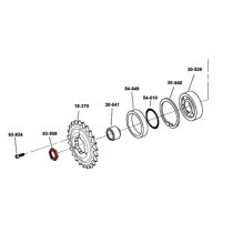  Transmission Sprocket / Pulley Nut, 1 7/8" Transmission Sprocket and Pulley Nut 