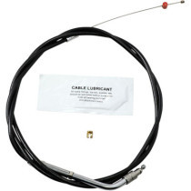 THROTTLE CABLE TRADITIONAL BLACK OVERSIZE +6" (152MM)