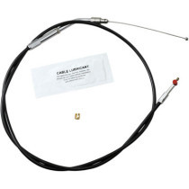 THROTTLE CABLE TRADITIONAL BLACK OVERSIZE +6" (152MM)