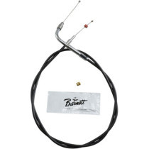 THROTTLE CABLE TRADITIONAL BLACK OVERSIZE +6" (152MM)