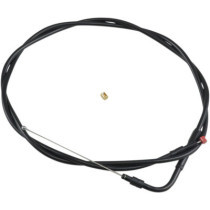 THROTTLE CABLE STEALTH-BLACK-ON-BLACK OVERSIZE +6"(152MM)