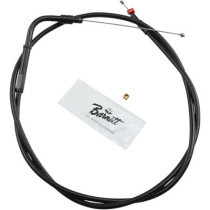 THROTTLE CABLE STEALTH-BLACK-ON-BLACK OVERSIZE +6"(152MM)