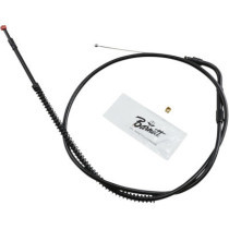 THROTTLE CABLE STEALTH-BLACK-ON-BLACK OVERSIZE +6"(152MM)