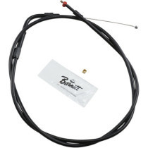 THROTTLE CABLE STEALTH-BLACK-ON-BLACK OVERSIZE +6"(152MM)