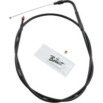 THROTTLE CABLE STEALTH-BLACK-ON-BLACK OVERSIZE +6"(152MM)