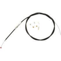 THROTTLE CABLE TRADITIONAL BLACK OVERSIZE +8"(203MM)