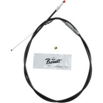 THROTTLE CABLE TRADITIONAL BLACK OVERSIZE +6" (152MM)