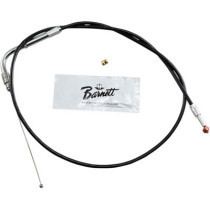 THROTTLE CABLE TRADITIONAL BLACK STANDARD LENGTH