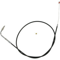 THROTTLE CABLE TRADITIONAL BLACK OVERSIZE +6" (152MM)