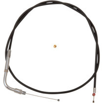 THROTTLE CABLE TRADITIONAL BLACK OVERSIZE +6" (152MM)