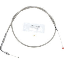 THROTTLE CABLE STAINLESS STEEL OVERSIZE +6"(152MM)