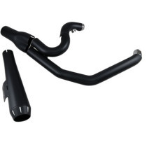 EXHAUST SYSTEM ROAD RAGE 2-INTO-1 SHORT MEGAPHONE BLACK