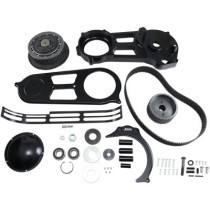 2” BELT DRIVE KITS WITH TOP BELT GUARD BLACK