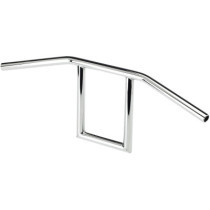 Guidon Window (percé) - Diamètre 1" - Hauteur 9" - Chromé - Accélerateur à cable