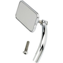 UTILITY RECTANGULAR MIRROR WITH PERCH MOUNT CHROME