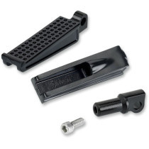 SANDERSON STEEL FOOTPEGS BLACK ELECTROPLATE