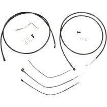 CABLE KIT 13" BLACK VINYL STAINLESS HANDLEBAR W/ABS