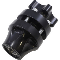 WHEEL HUB FRONT SINGLE DISC 00-07 FLT BLACK