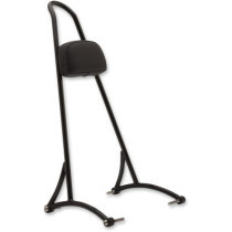 SISSY BAR TALL W/PAD BLACK