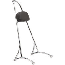 SISSY BAR TALL W/PAD CHROME