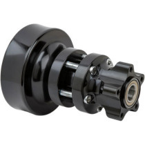 WHEEL HUB REAR 08 FLT WITHOUT ABS BLACK