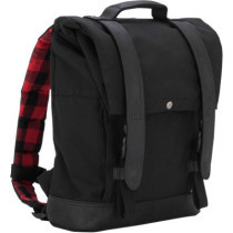 ROLL TOP BACKPACK BLACK