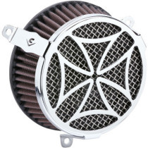 AIR CLEANER CROSS CHROME