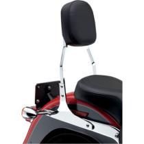 STANDARD SQUARE SISSY BAR CHROME WITH PAD HD