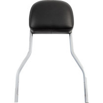 SHORT SQUARE SISSY BAR CHROME WITH PAD HD