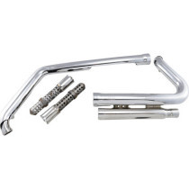 EXHAUST SYSTEM SPEEDSTER 909 SHORT 2-INTO-2 CHROME