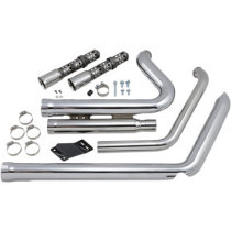 EXHAUST SYSTEM SPEEDSTER 909 SHORT 2-INTO-2 CHROME