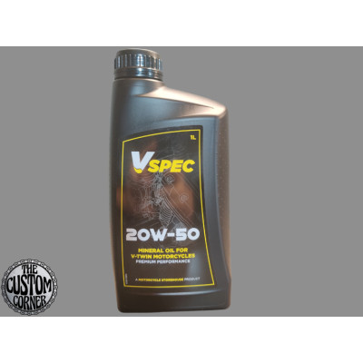 Bidon 1 Litre d'huile 20W50 minérale VSPEC