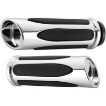 GRIPS DEEP CUT COMFORT THROTTLE BY CABLE CHROME