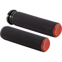 Orange Knurled Grips for Cable