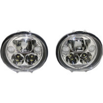 HEADLAMP DUAL KIT 5-3/4" CHROME