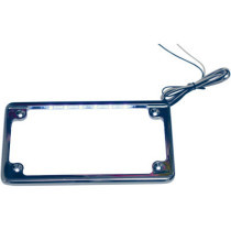 LICENSE PLATE FRAME WITH LED ILLUMINATION