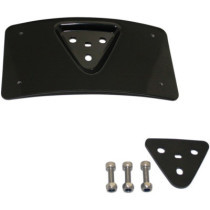 MOUNT LICENSE PLATE RADIUS HORIZONTAL LAYDOWN BLACK