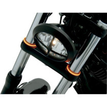 LED FORK RINGS TRUWRAPZ 39MM AMBER/SMOKED