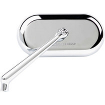 MIRROR OVAL CHROME LEFT