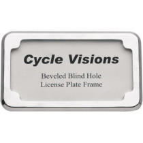 BEVELED LICENSE FRAME