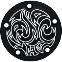 POINT COVER 5-HOLE ENGRAVED BLACK