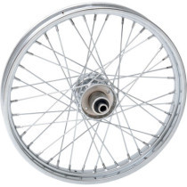 FRONT WHEEL 21X2.15 SINGLE-DISC CHROME