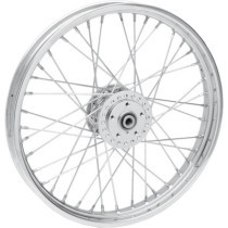 FRONT WHEEL 21X2.15 SINGLE/DUAL-DISC CHROME