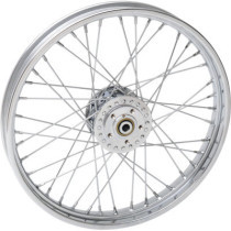 FRONT WHEEL 21X2.15 SINGLE-DISC CHROME