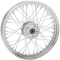 FRONT WHEEL 19"X2.5 LACED CHROME