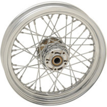 WHEEL 40 SPOKE 16" X 3" FRONT CHROME