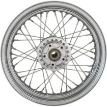 WHEEL 40 SPOKE 16" X 3" FRONT CHROME