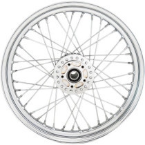 WHEEL 40 SPOKE 19" x 2.5" FRONT CHROME