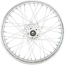 WHEEL 40 SPOKE 21" x 2.15" FRONT CHROME